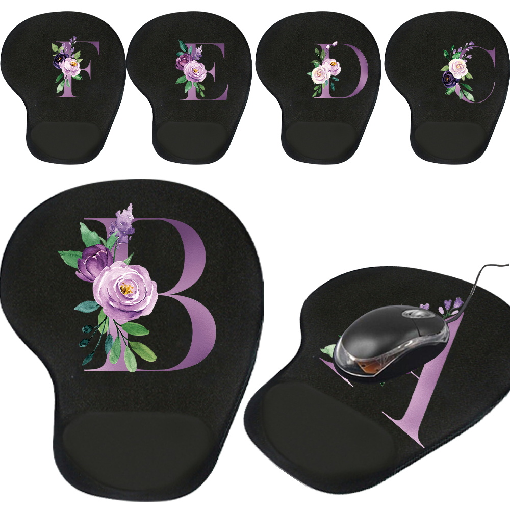 Tradescantia Purple - Wrist Guard Mouse Pad Office Desk