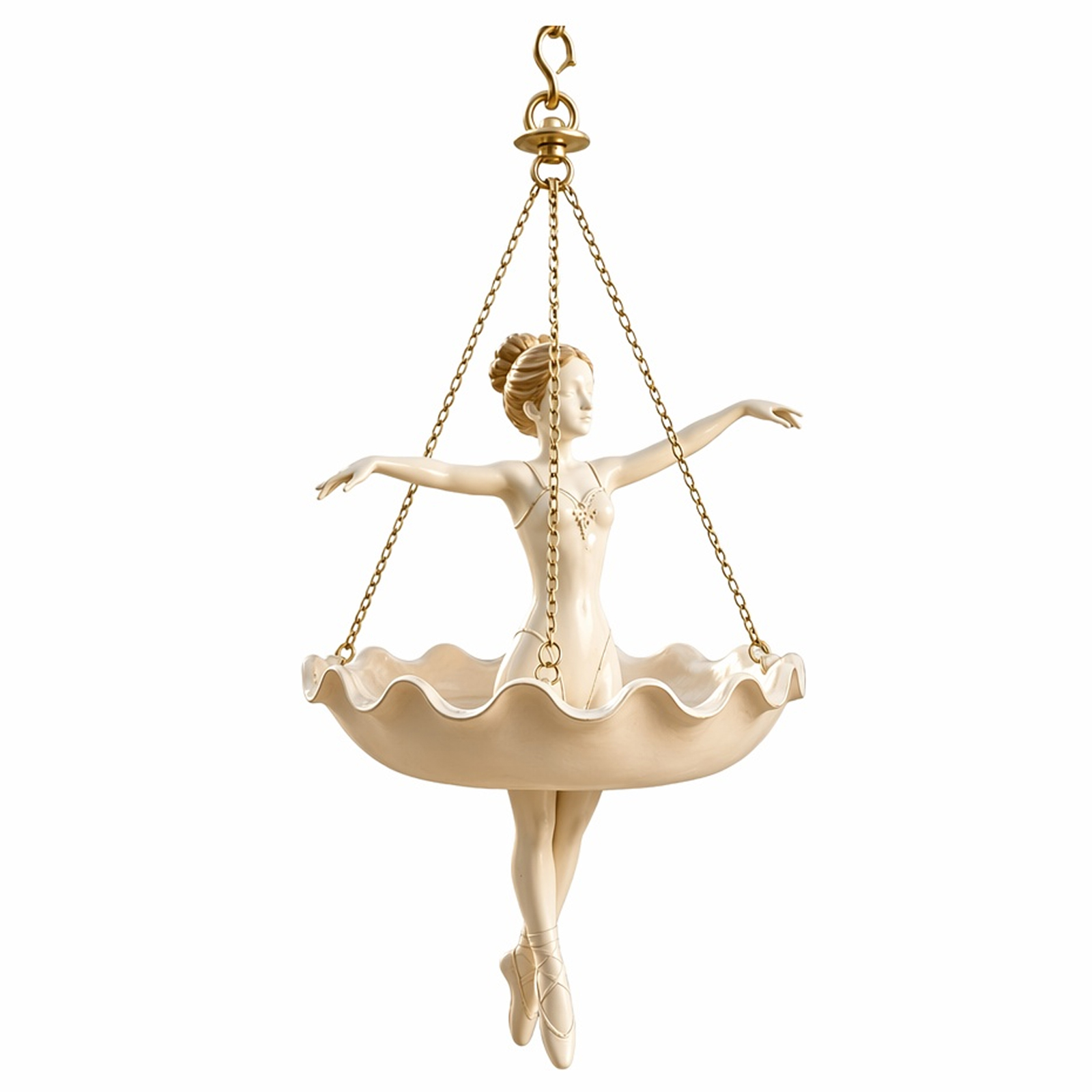 Spider Plant Hanging - Resin Ballet Dancer Hanging Planter Decorative
