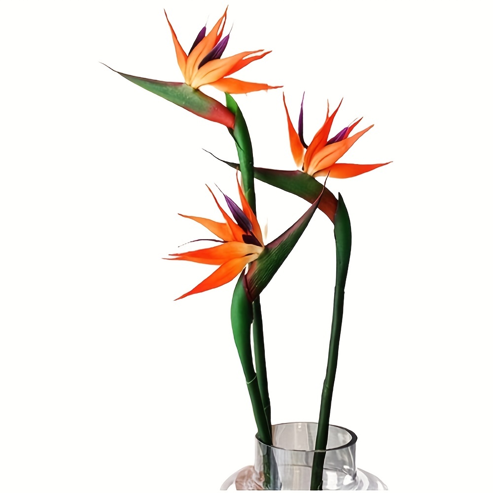 3pcs Artificial Bird Of Paradi - Bird Paradise Strelitzia ulasan dan harga