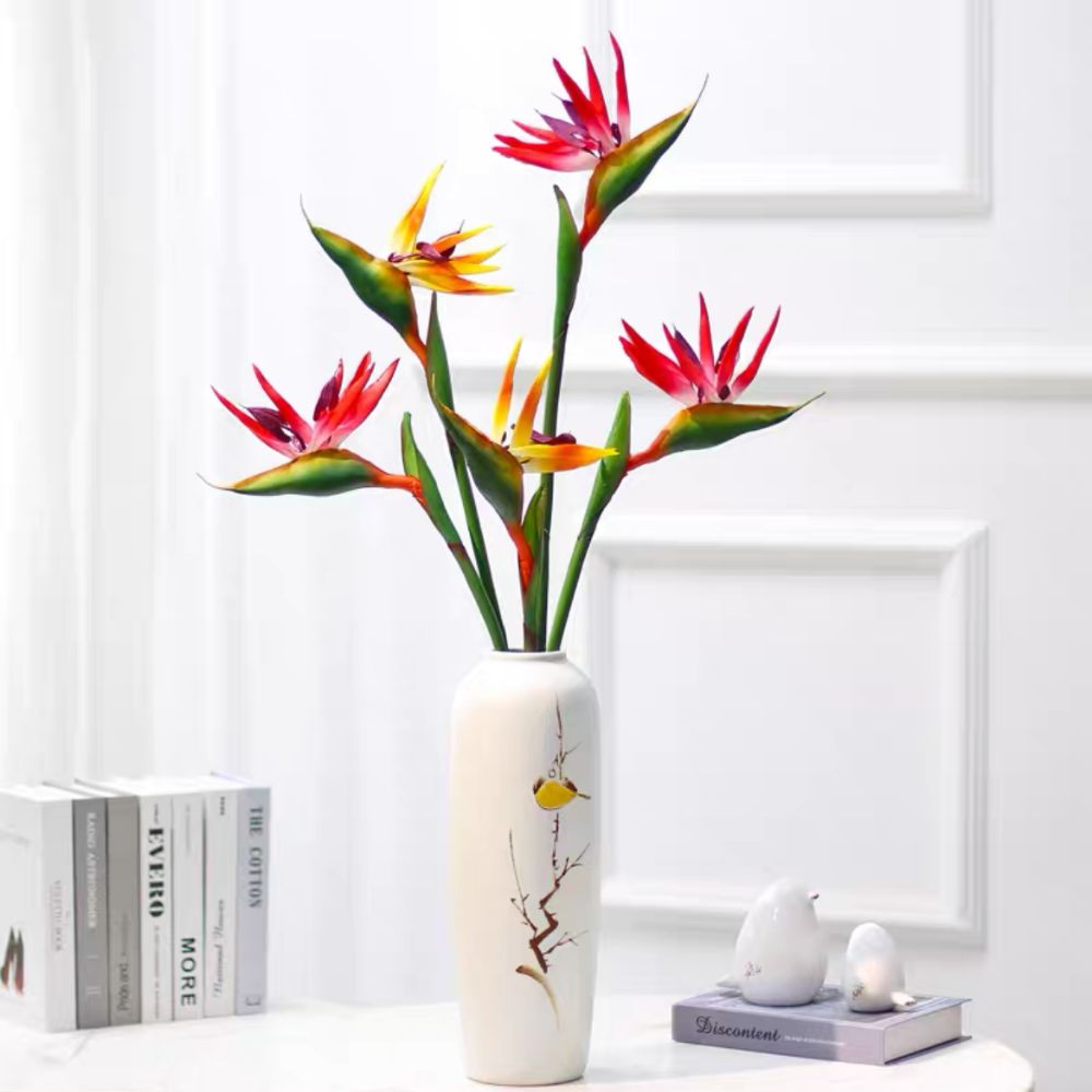New Long Stem Artificial Bird  - Bird Paradise Strelitzia ulasan dan harga