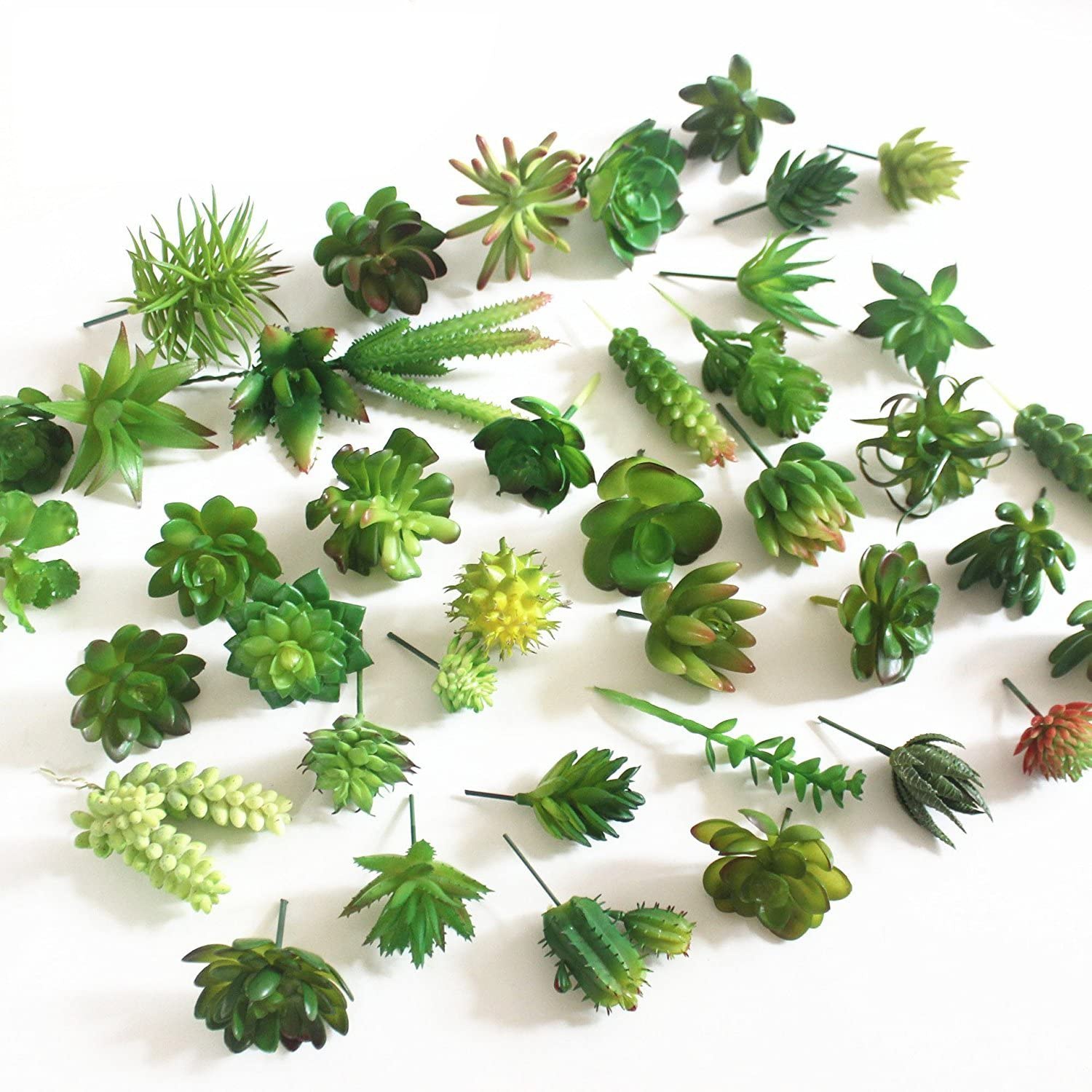 15pcs Artificial Succulent Pla - Echeveria Succulent ulasan dan harga