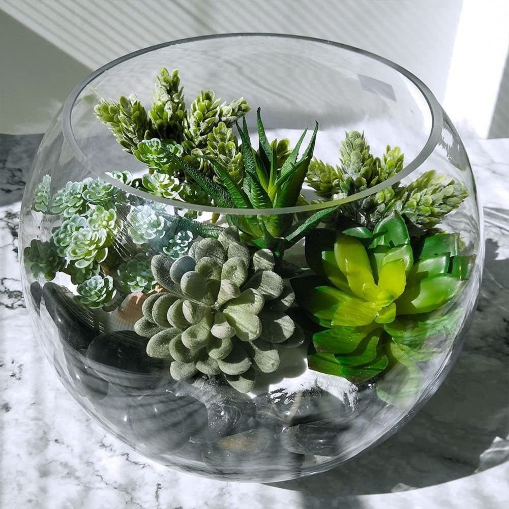15pcs Artificial Succulent Pla - Echeveria Succulent ulasan dan harga