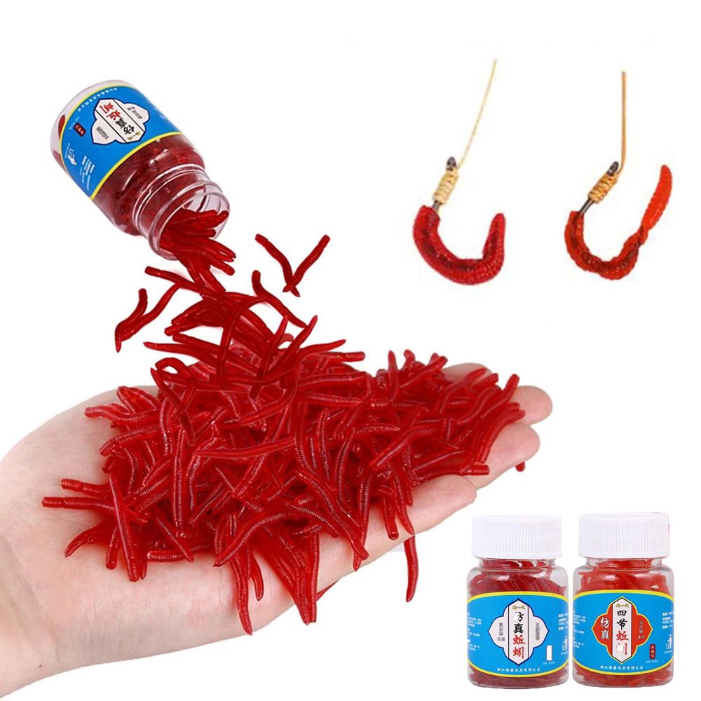 100pcs/Bottle Realistic Tackle - Aglaonema Red ulasan dan harga