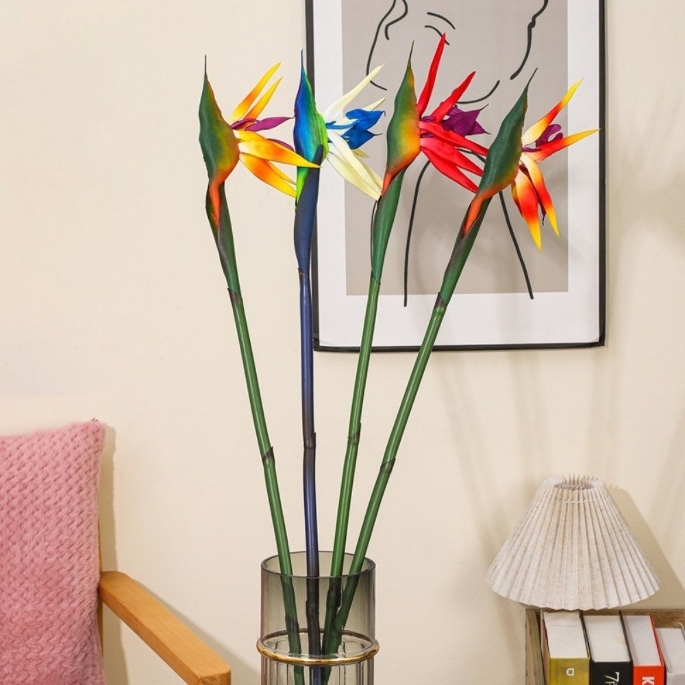 Long Stem Artificial Bird of P - Bird Paradise Strelitzia ulasan dan harga