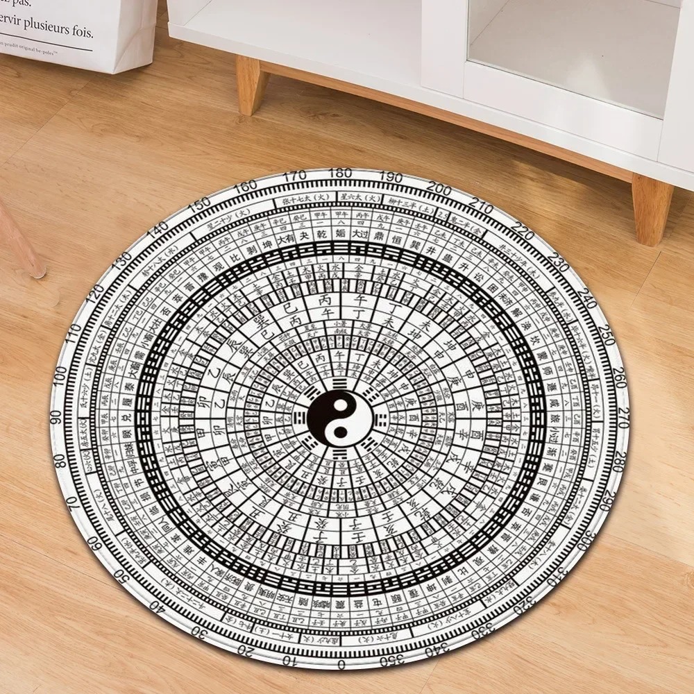 Yin Yang Taiji Round Rug Flowe - Maranta Prayer Plant ulasan dan harga