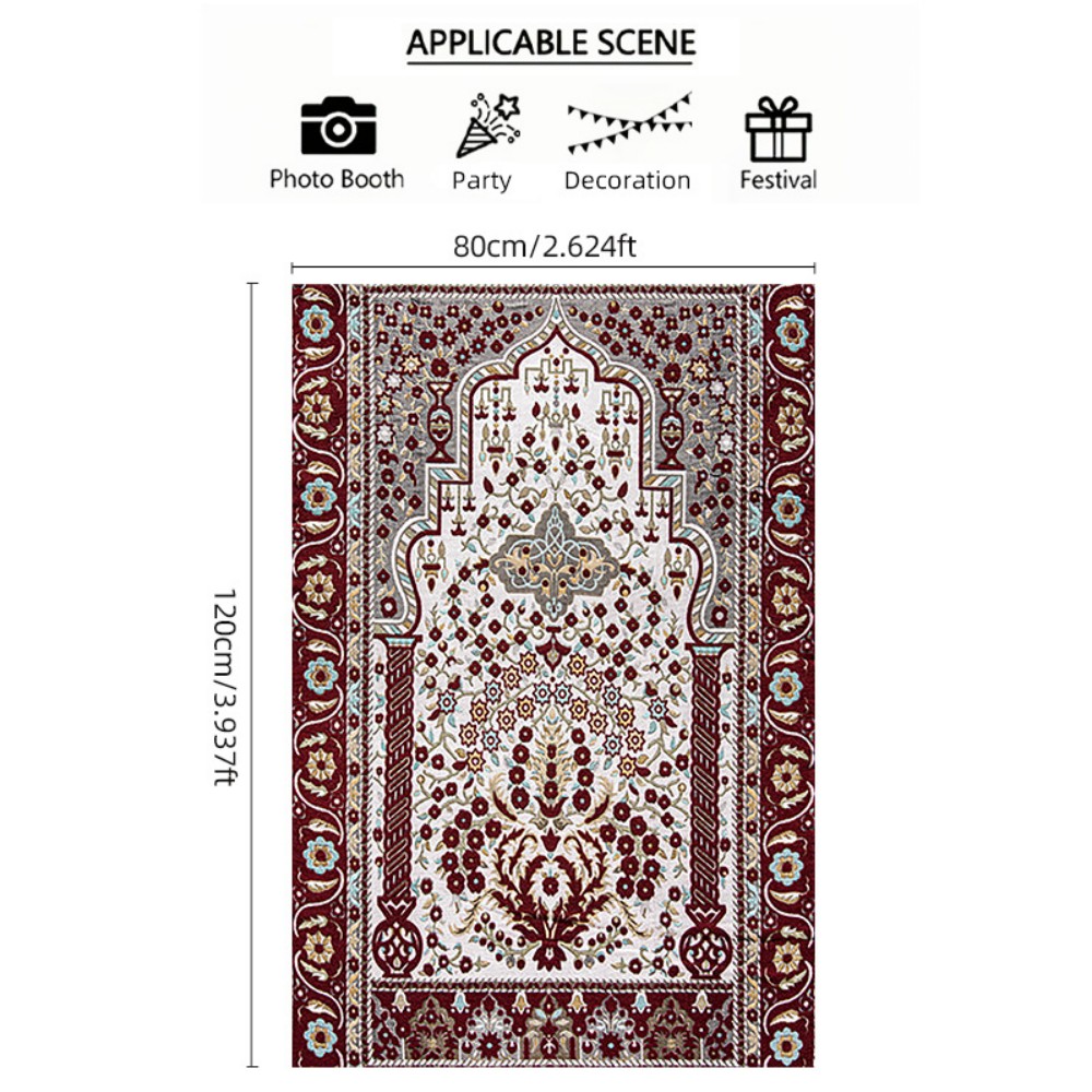 VIKAMA Islamic Prayer Mat Musl - Maranta Prayer Plant ulasan dan harga
