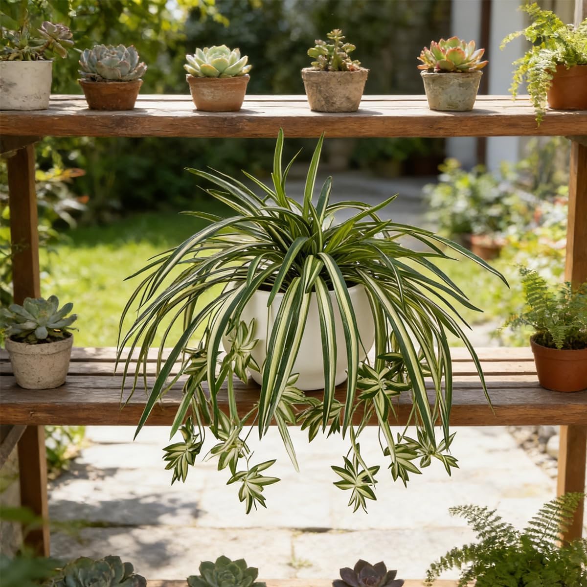 4PCS Artificial Hanging Spider - Spider Plant Hanging ulasan dan harga