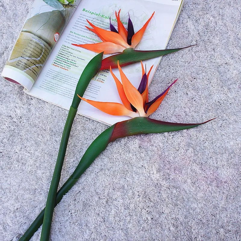 80CM artificial real touch flo - Bird Paradise Strelitzia ulasan dan harga