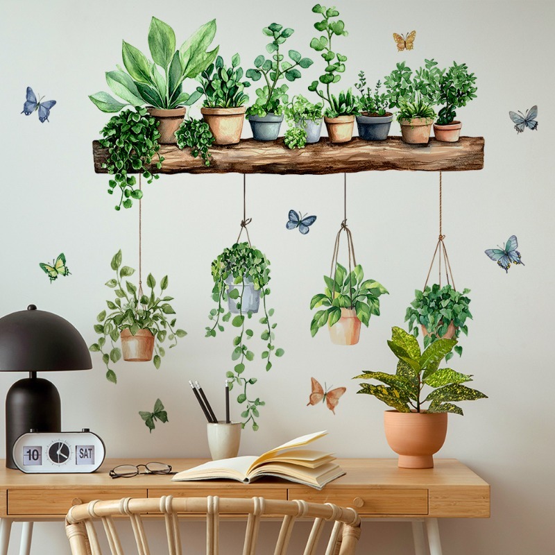 3D Potted Green Plant Shelf Wa - Echeveria Succulent ulasan dan harga