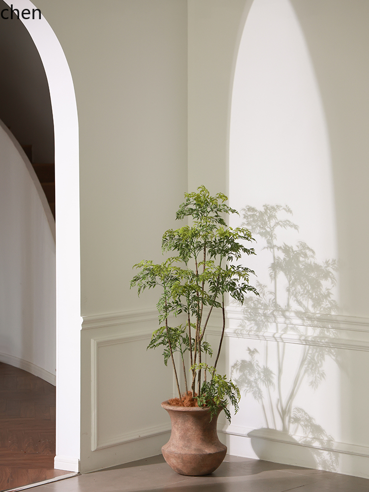 LYY  Floor Vase Green Plant Ar - Ficus Lyrata Tree ulasan dan harga