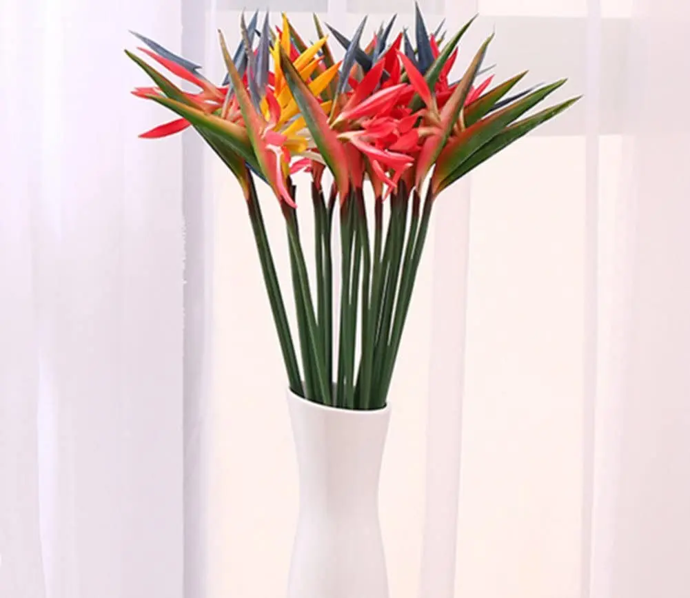 8PCS Artificial Flowers Streli - Bird Paradise Strelitzia ulasan dan harga