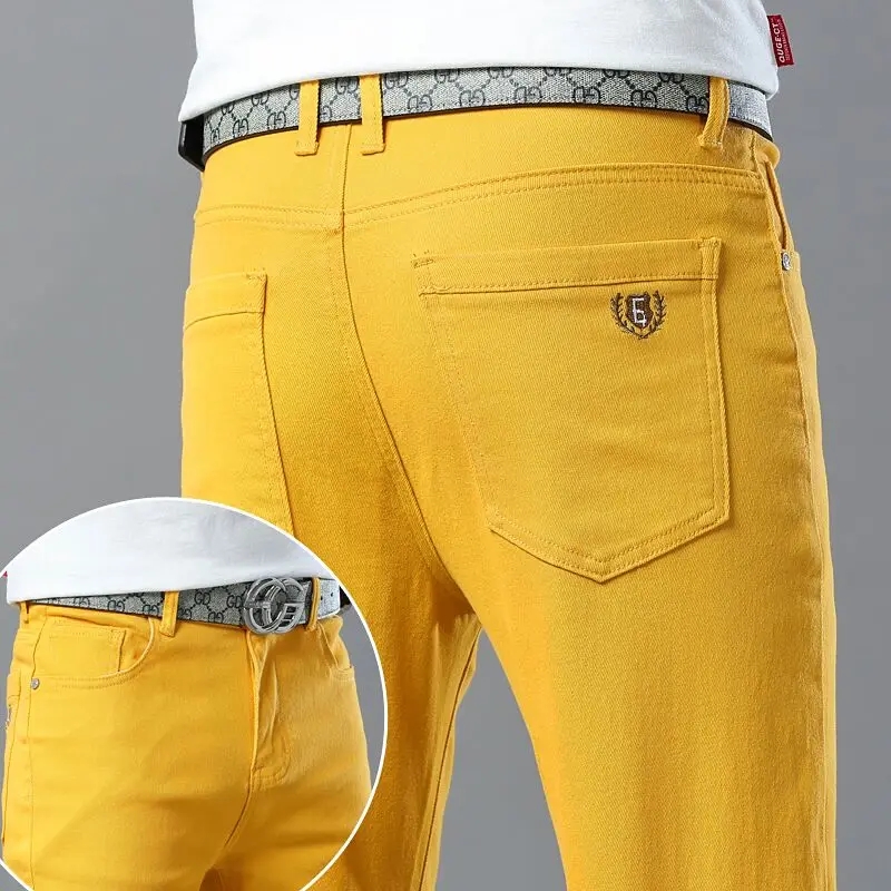Men's Colorful Denim Stretch S - Aglaonema Red ulasan dan harga