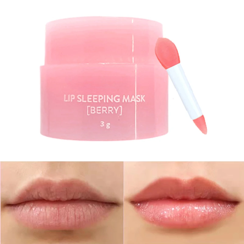 3g Korea Lip Mask Lip Sleep Ma - Aglaonema Red ulasan dan harga