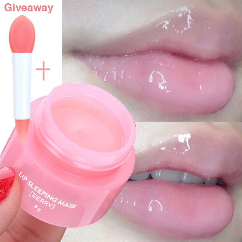 3g Korea Lip Mask Lip Sleep Ma - Aglaonema Red ulasan dan harga