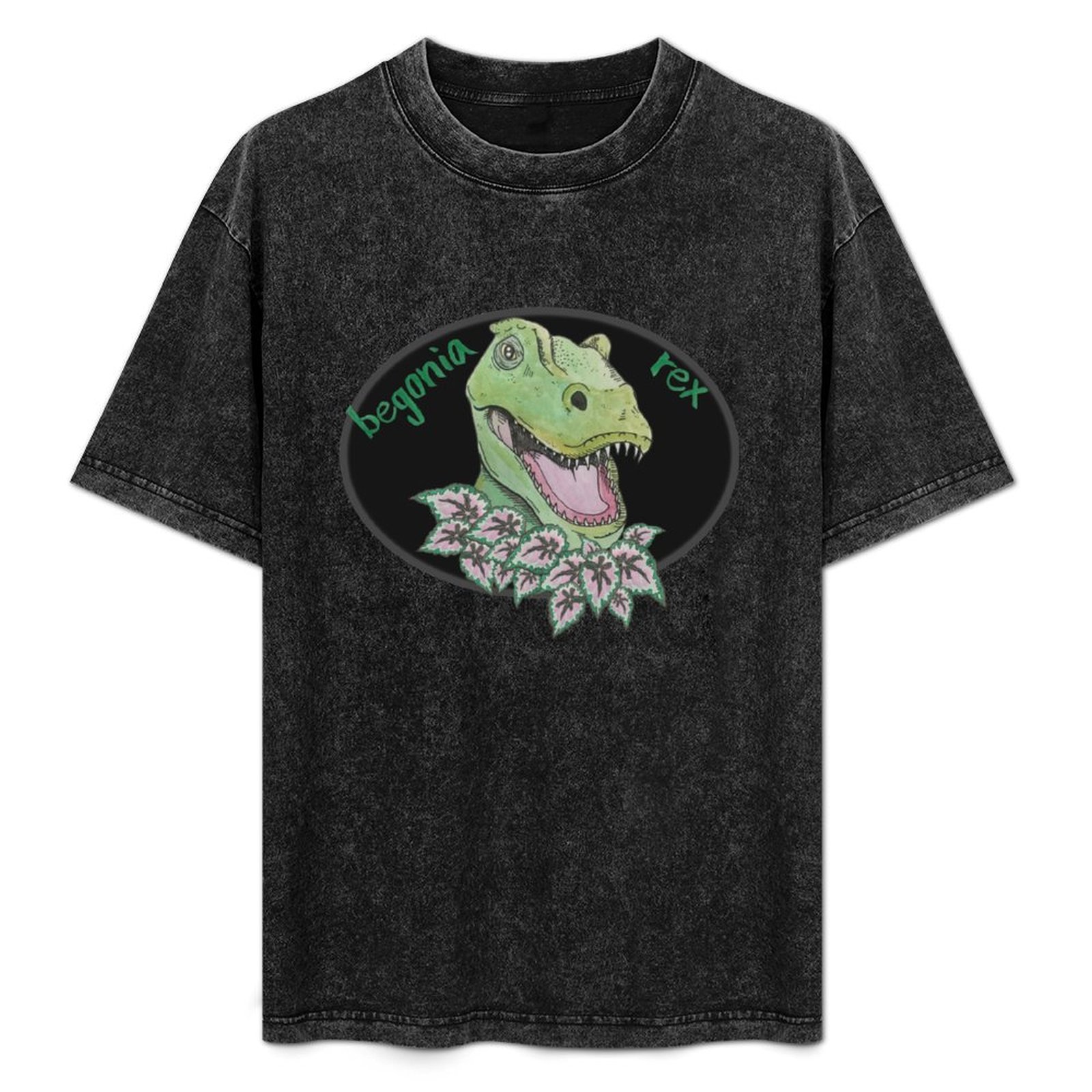 T rex begonia T-Shirt Big and  - Begonia Rex ulasan dan harga