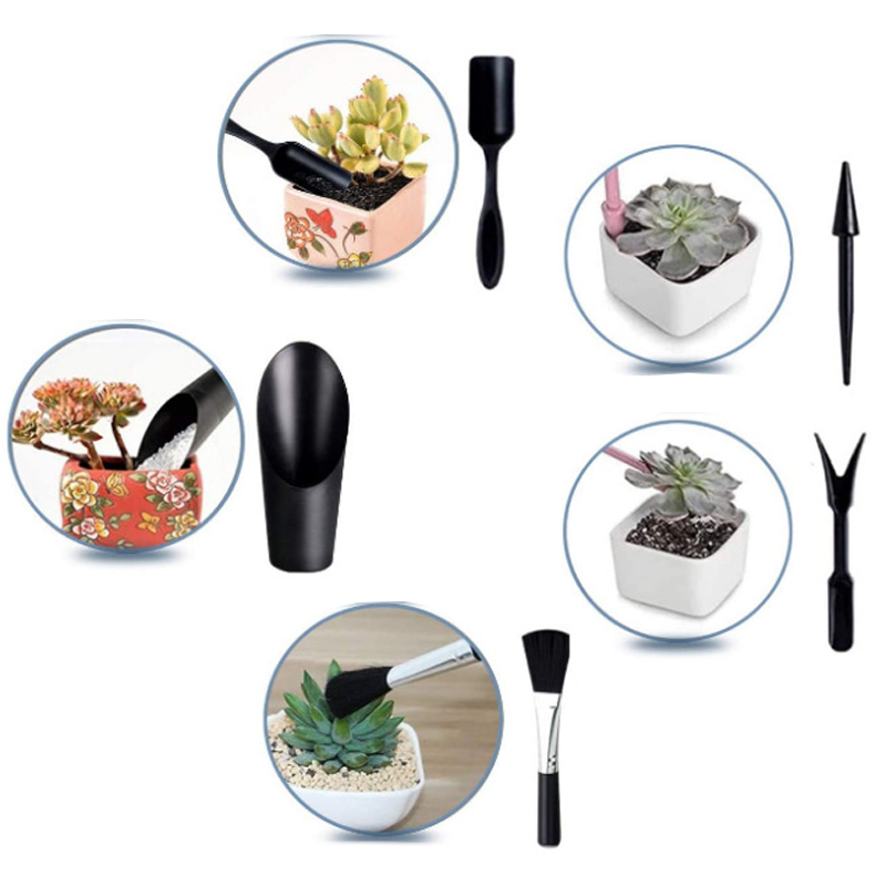 Mini Gardening Tool Set Label  - Echeveria Succulent ulasan dan harga