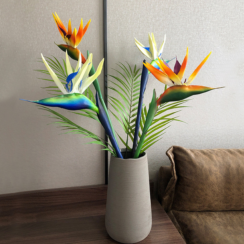 3pcs Artificial Bird Of Paradi - Bird Paradise Strelitzia ulasan dan harga