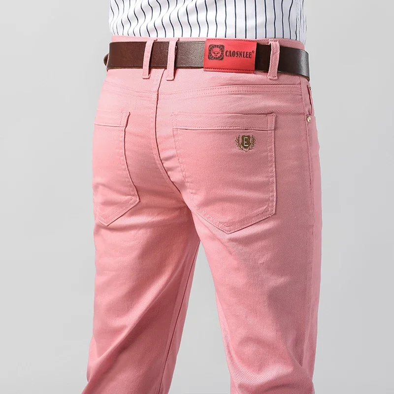 5 Colors Men's Colorful Denim  - Aglaonema Red ulasan dan harga