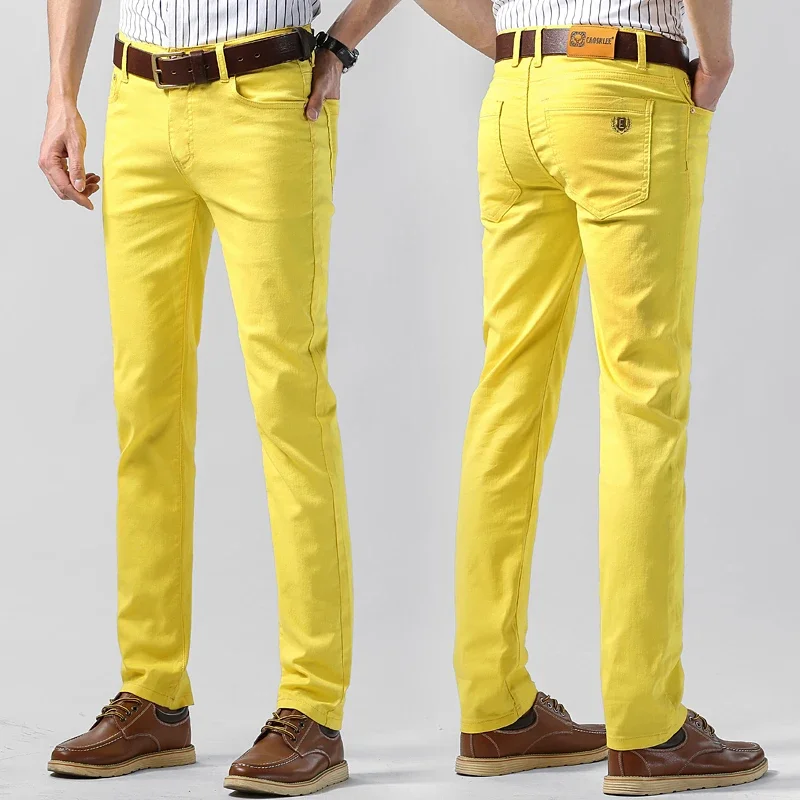 5 Colors Men's Colorful Denim  - Aglaonema Red ulasan dan harga